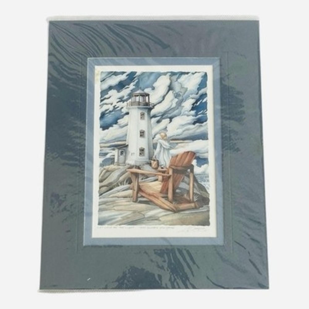Jody Bergsma A Light After the Storm Sketch Framed Art Cardboard Frame NIP